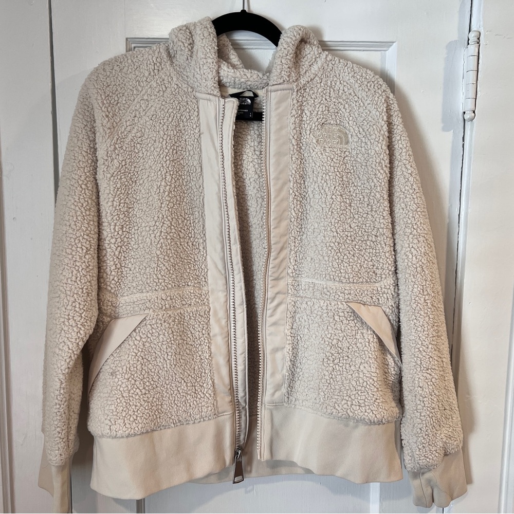 Women's The North Face Mt. Shire Full Zip Hoodie in Vintage White